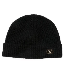 VLogo Signature cashmere beanie