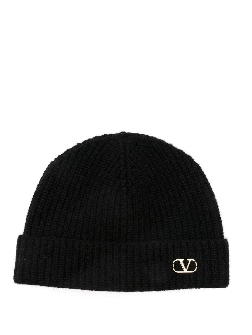 VLogo Signature cashmere beanie