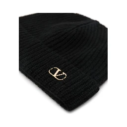 VLogo Signature cashmere beanie