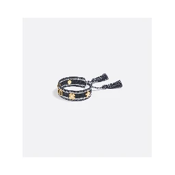 Bracelet with pearls and logo