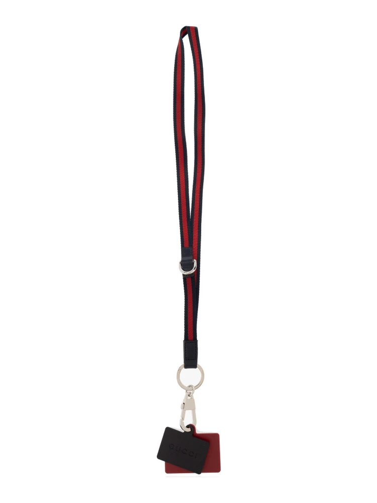 Gucci NAVY BLUE Leash with Logo