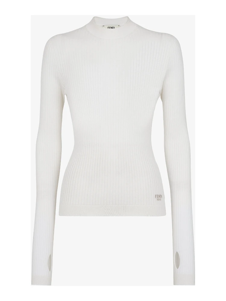 Wool and silk sweater