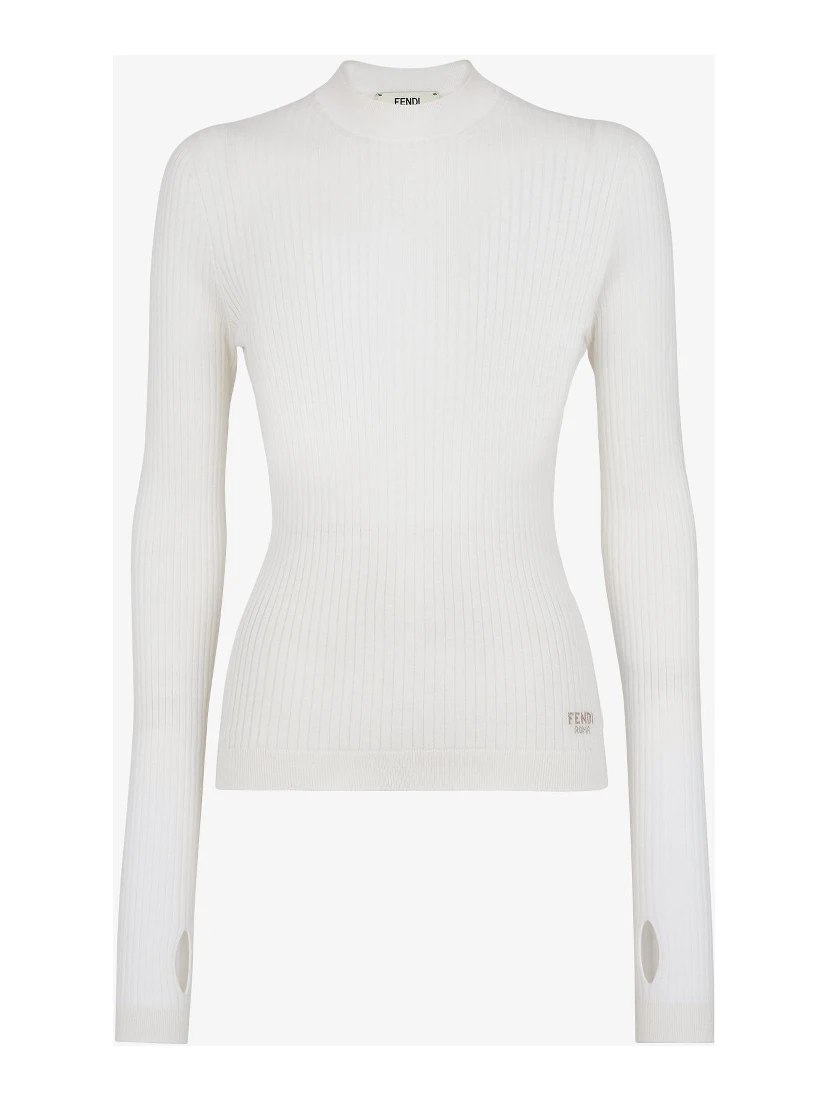 Wool and silk sweater