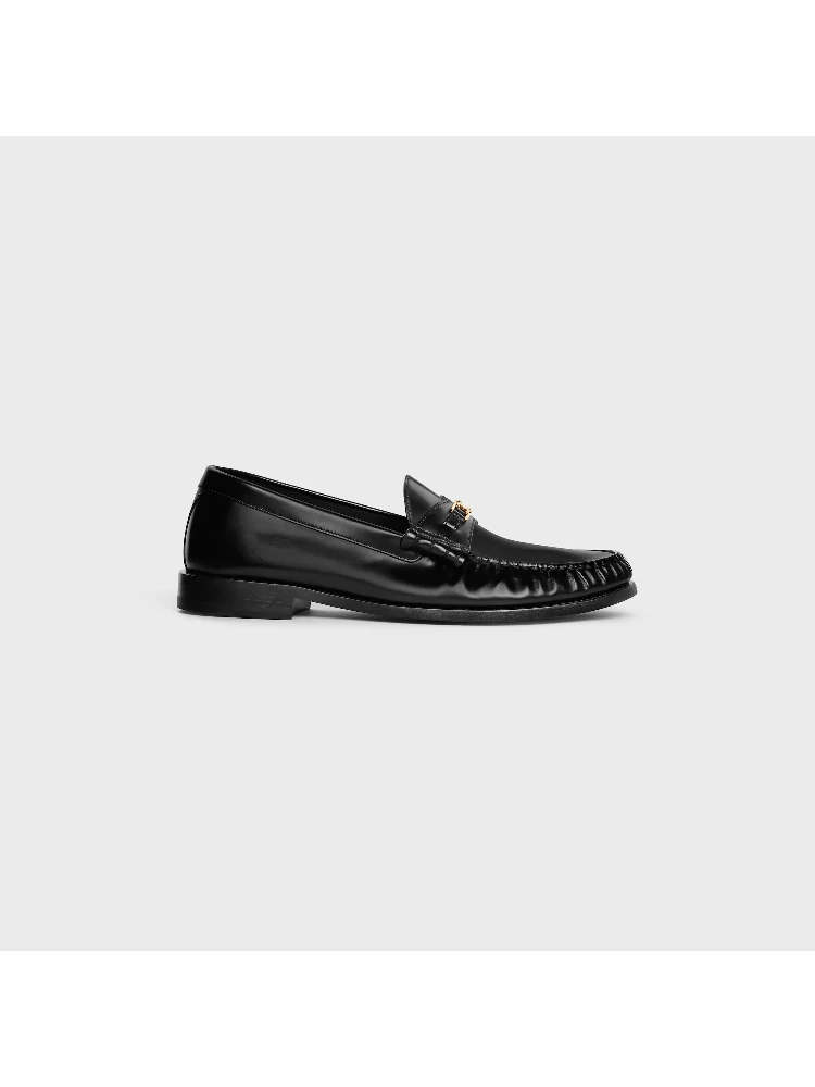 Triomphe Logo-embellished Leather Loafers