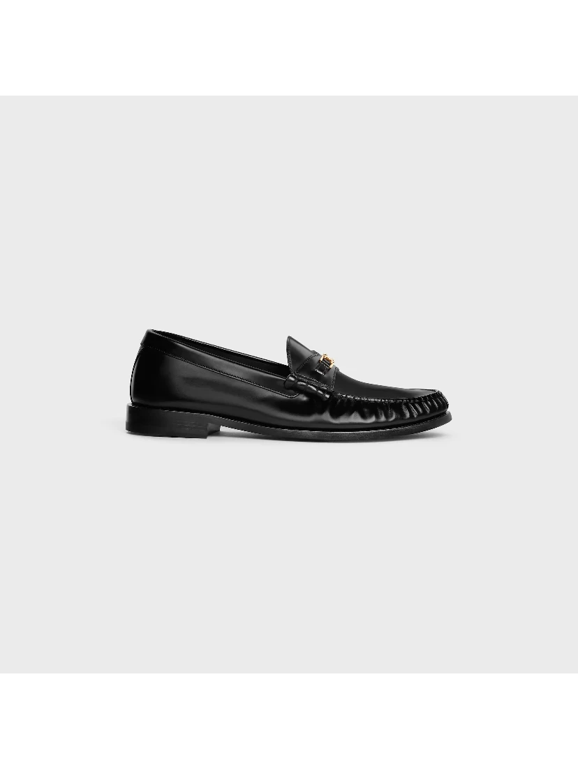 Triomphe Logo-embellished Leather Loafers