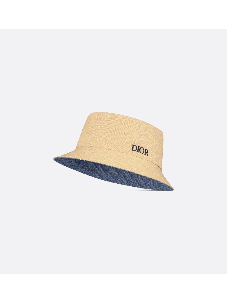 Oblique Reversible Bucket Hat