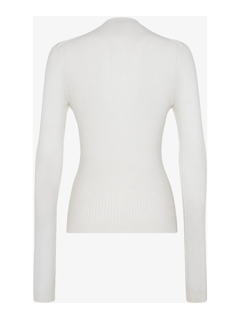 Wool and silk sweater