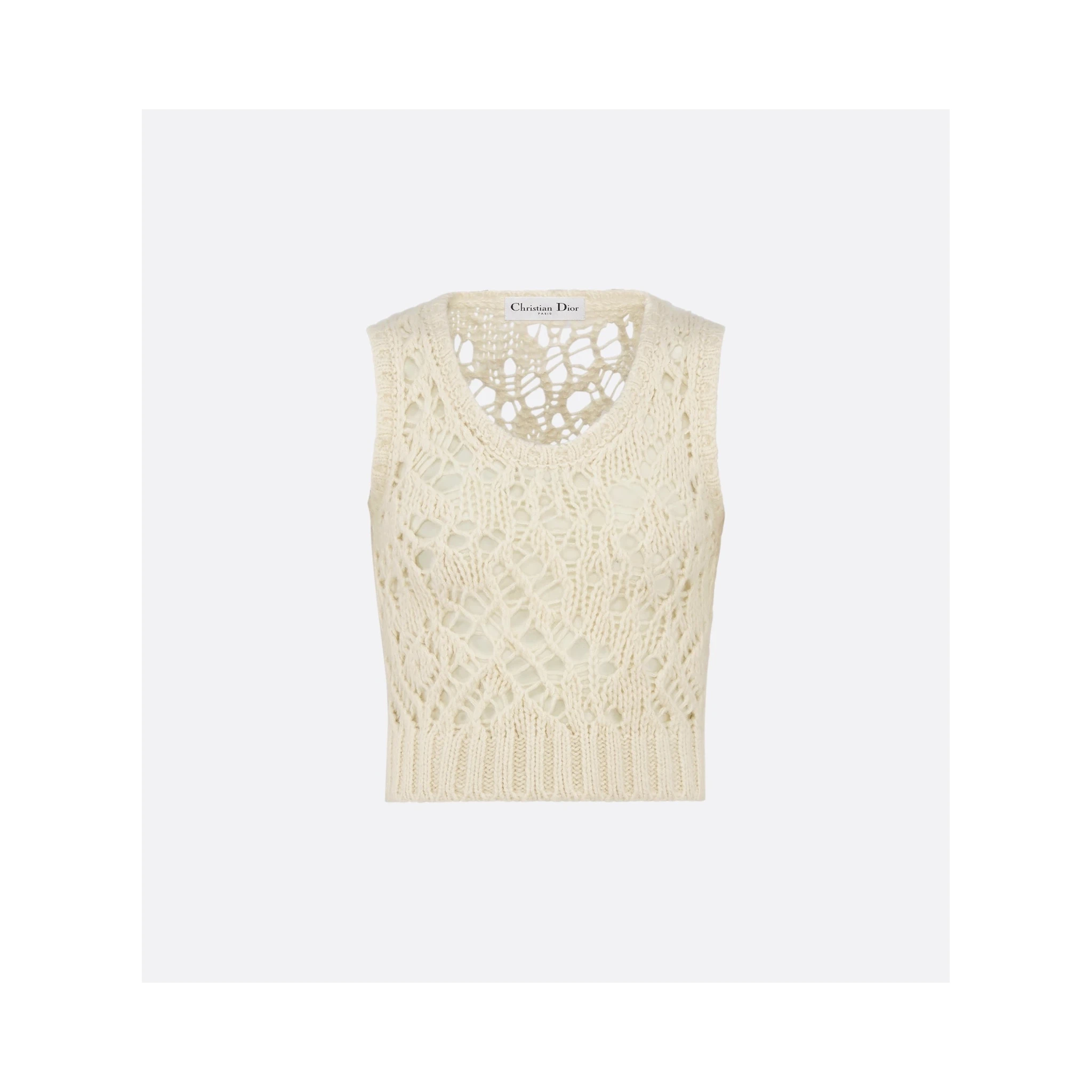 Tank top and cardigan in silk and cashmere