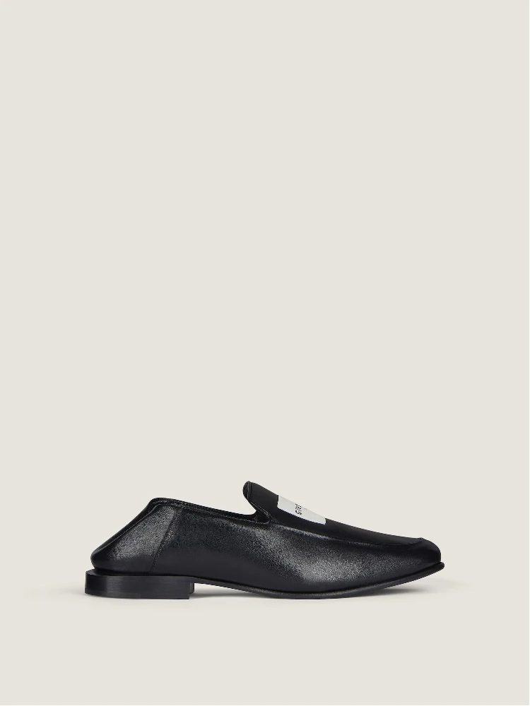 "Label" leather loafers alternative