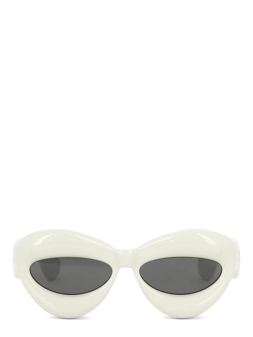 Inflated cateye sunglasses
