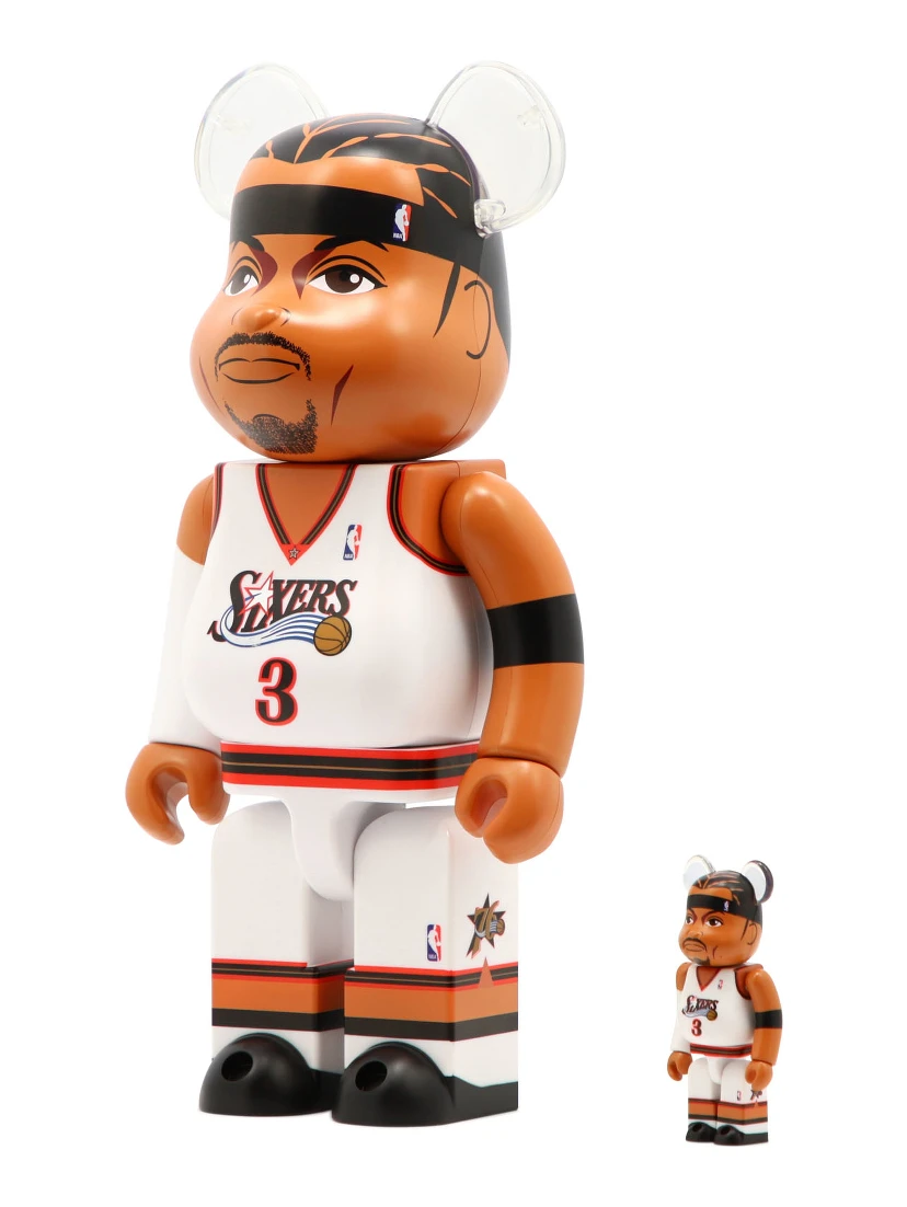 "Be@rbrick Allen Iverson" 100% and 400% toy