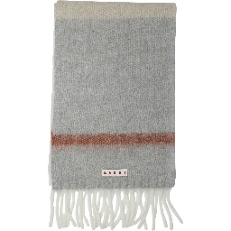 Mohair and alpaca scarf