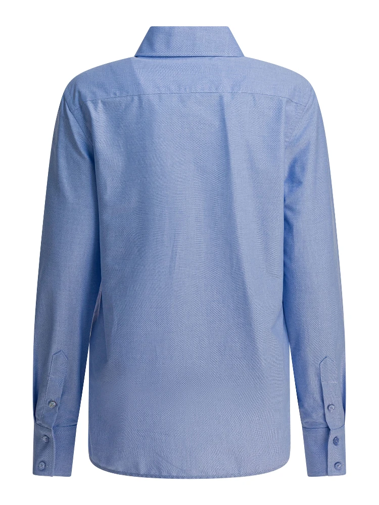 Shirt with embellished collar alternative