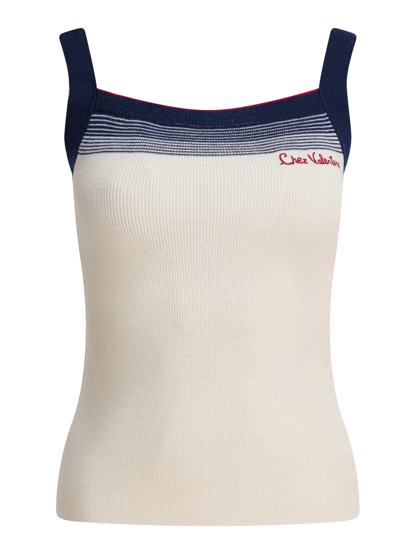 Virgin wool tank top