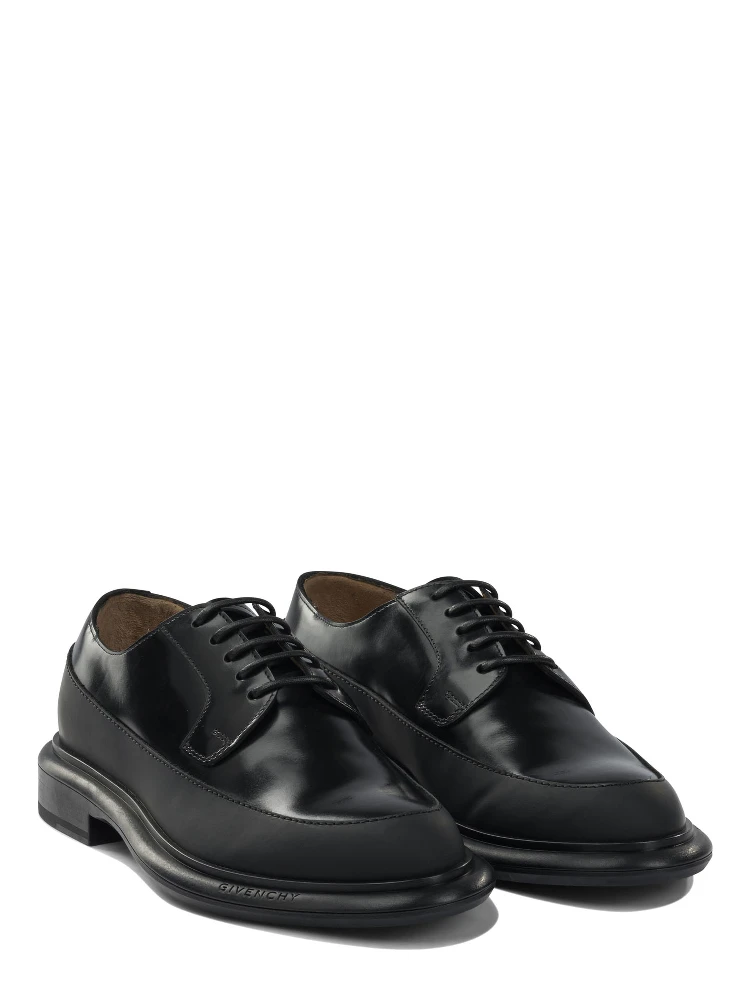 Leather derby lace-ups alternative