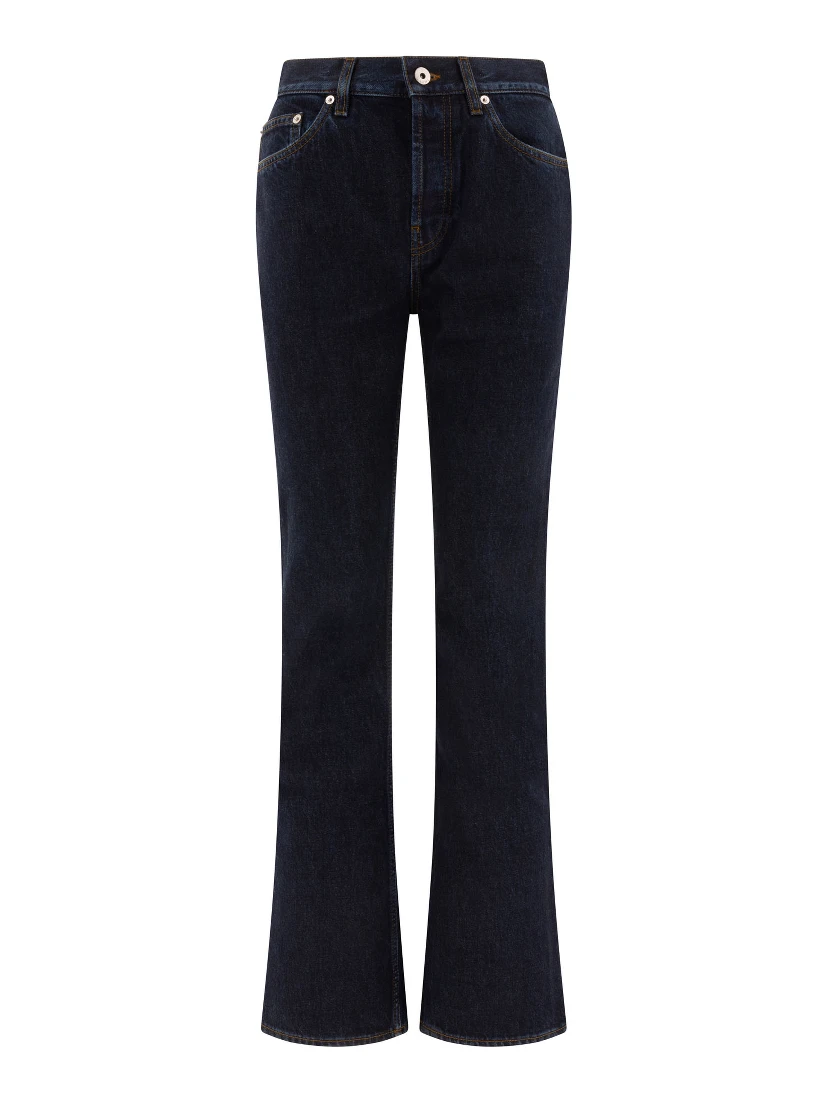 High rise bootcut jeans