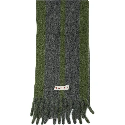Wool and mohair scarf