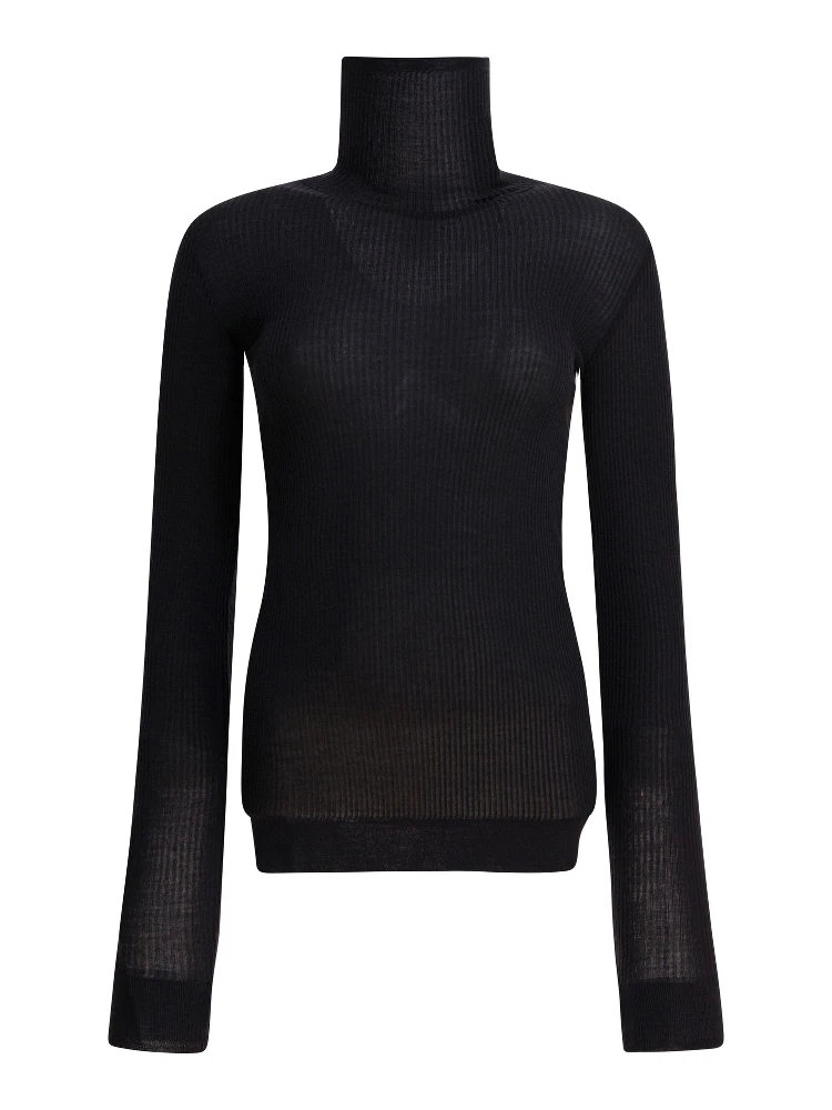 Ribbed turtleneck