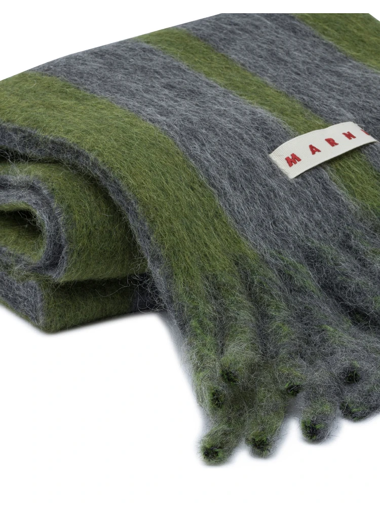 Wool and mohair scarf alternative