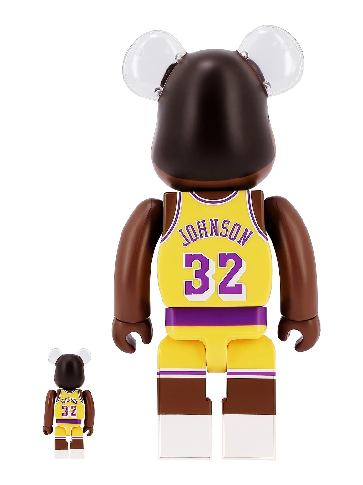 "Be@rbrick Magic Johnson" 100% and 400% toy alternative