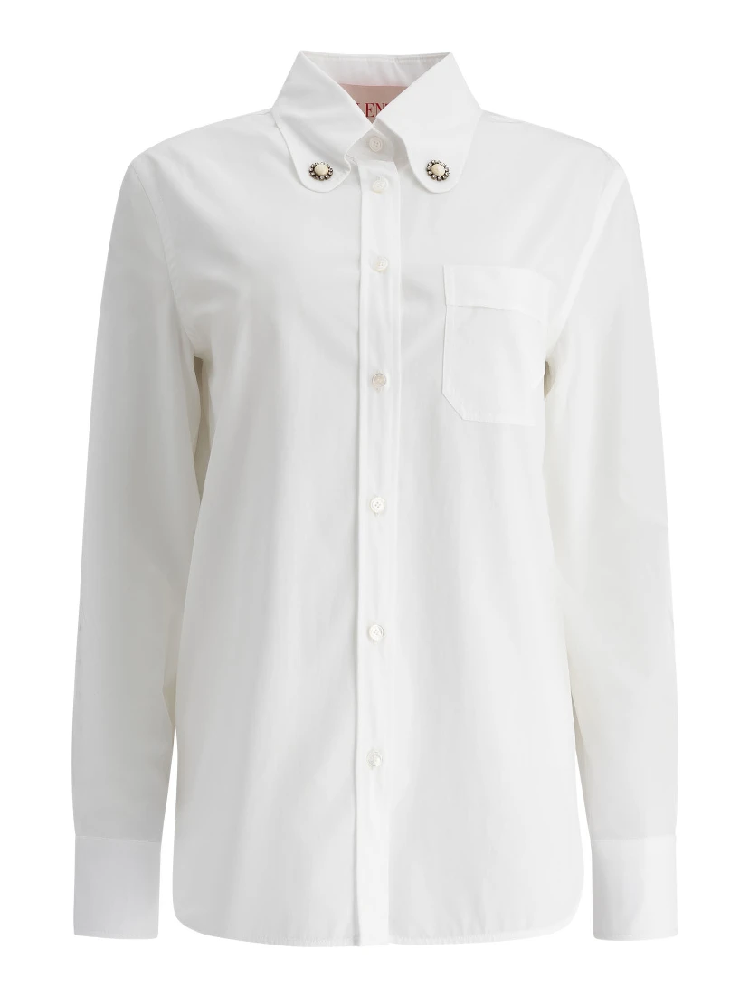 Cotton poplin shirt