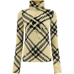 "Check" Turtleneck sweater