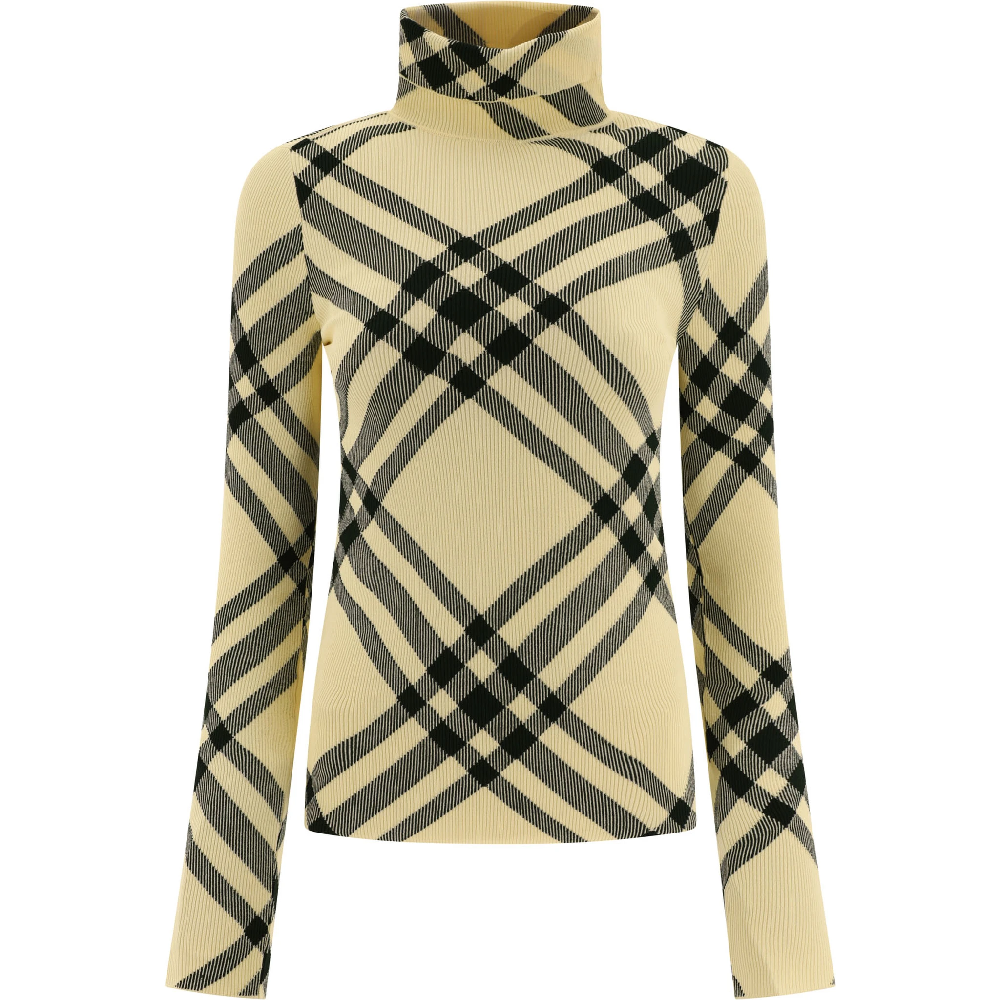 "Check" Turtleneck sweater