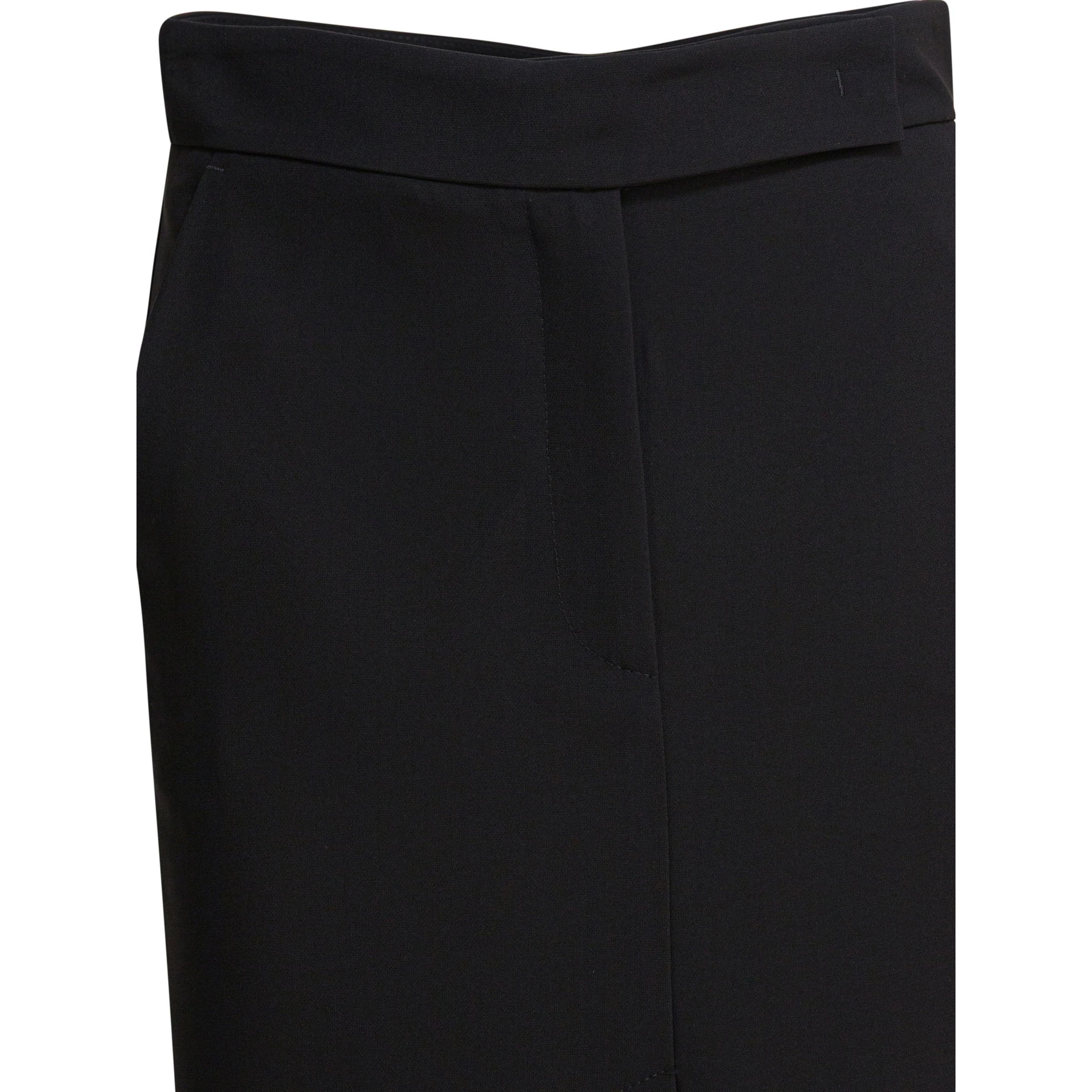 Midi skirt with double slit