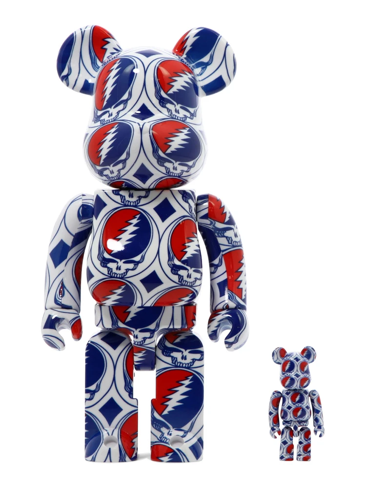 "Be@rbrick Grateful Dead Steal Your Face" 100% and 400% toy