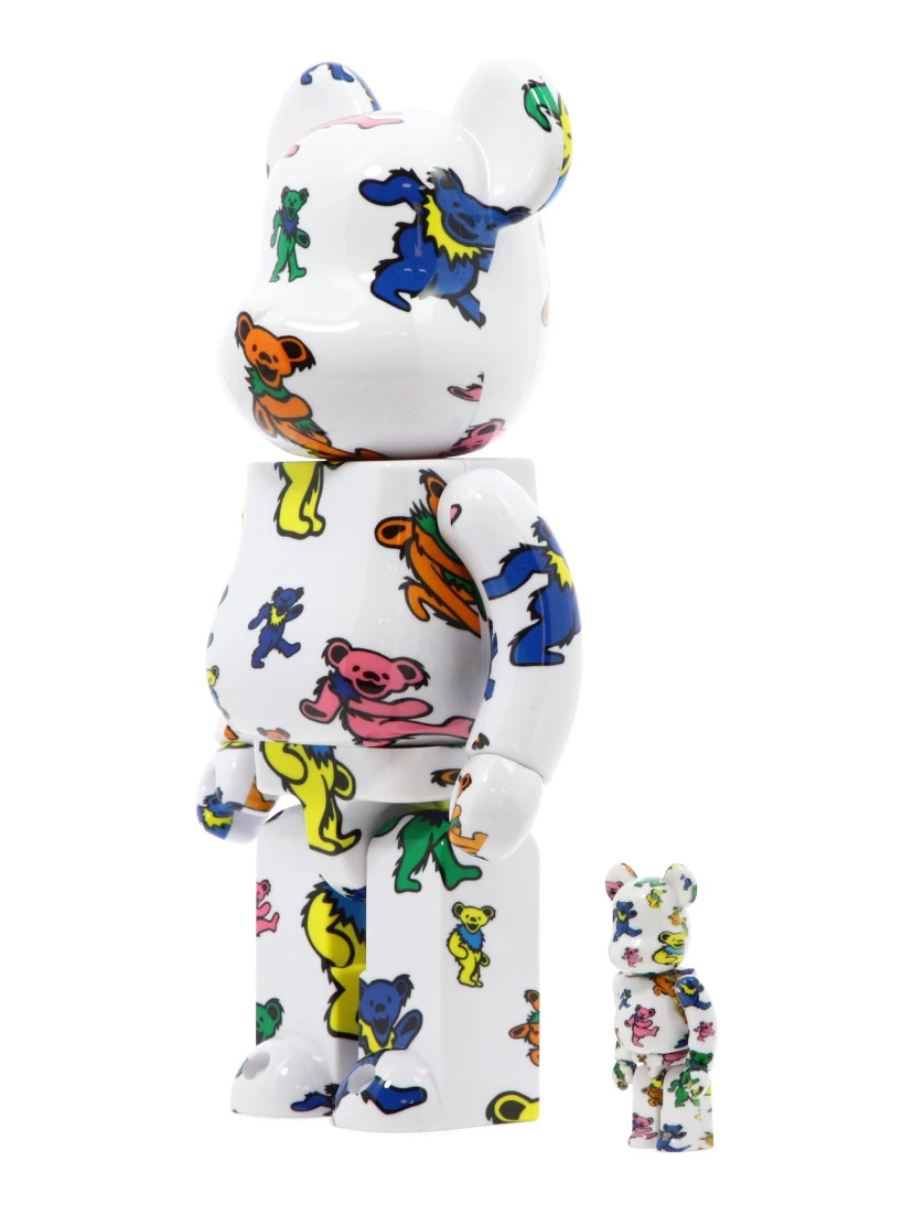 "Be@rbrick Grateful Dead Dancing Bear" 100% and 400% toy