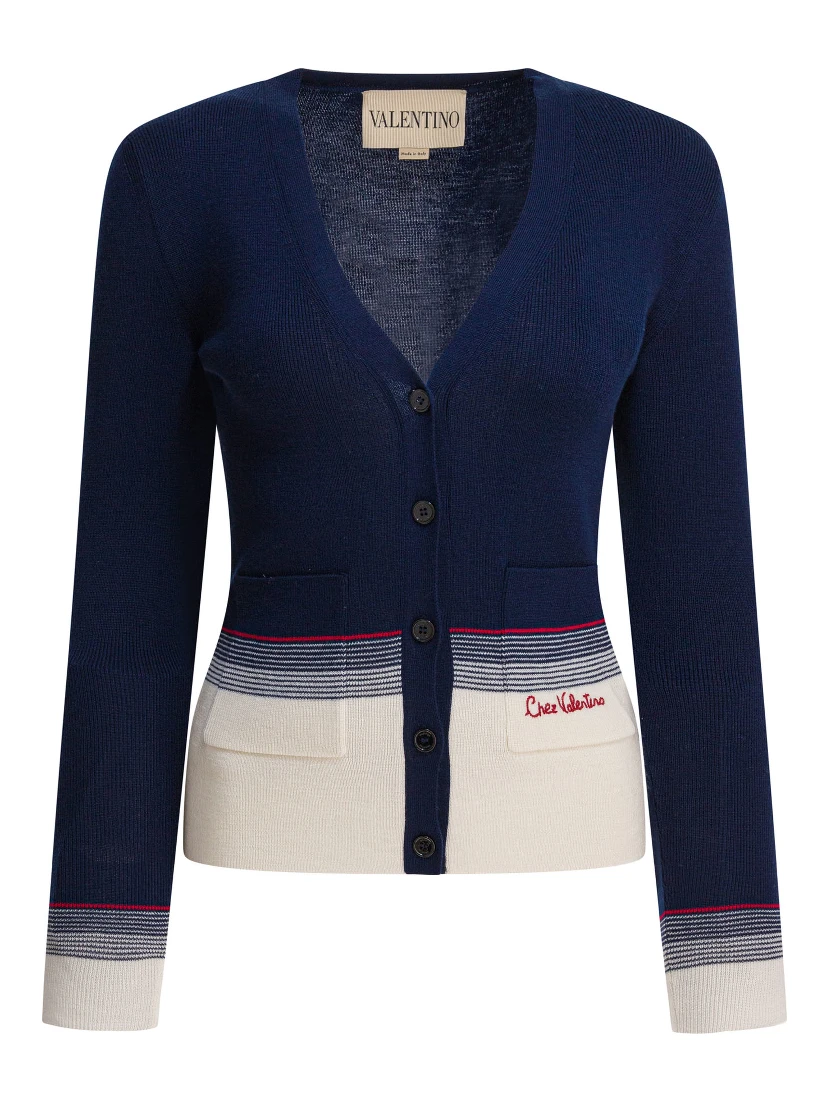 Virgin wool cardigan