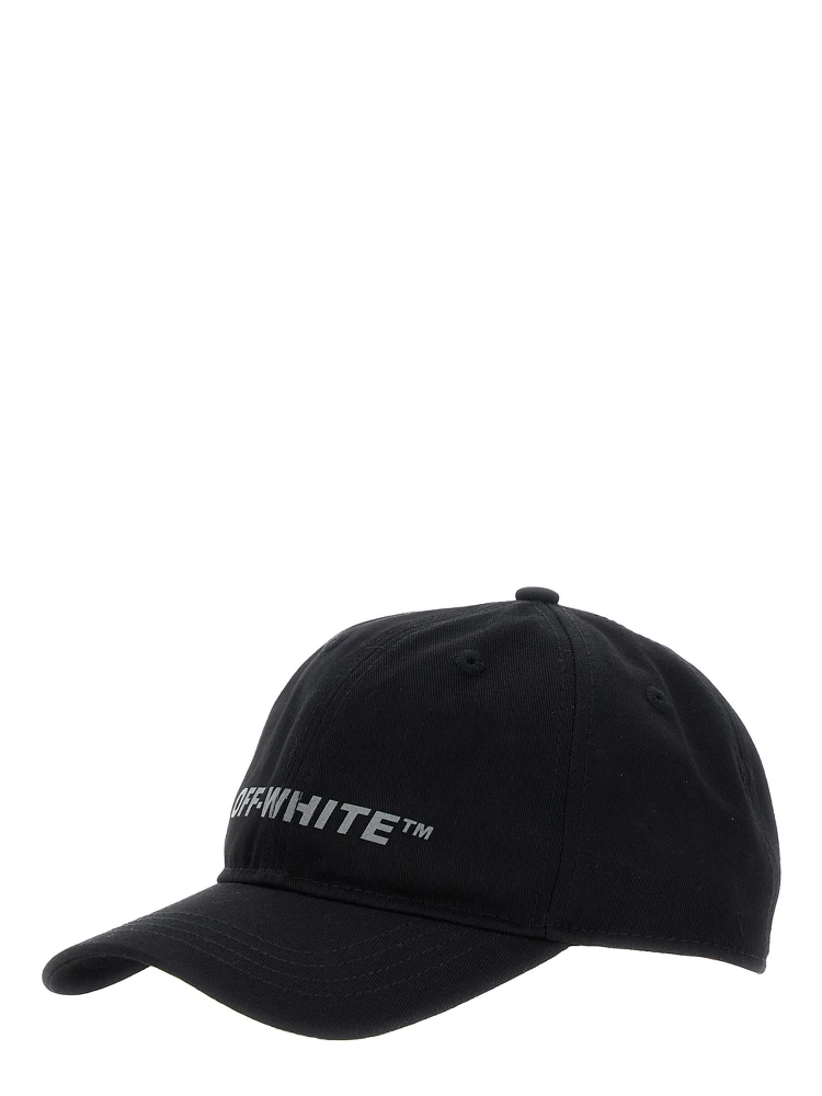 Black Baseball Cap with Logo Lettering on the Front in Cotton Boy
