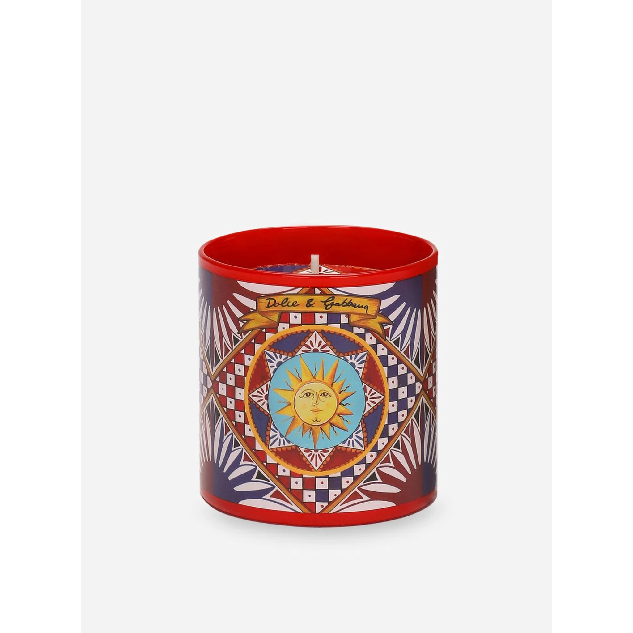 Wild Jasmine Scented Candle with Carretto Print