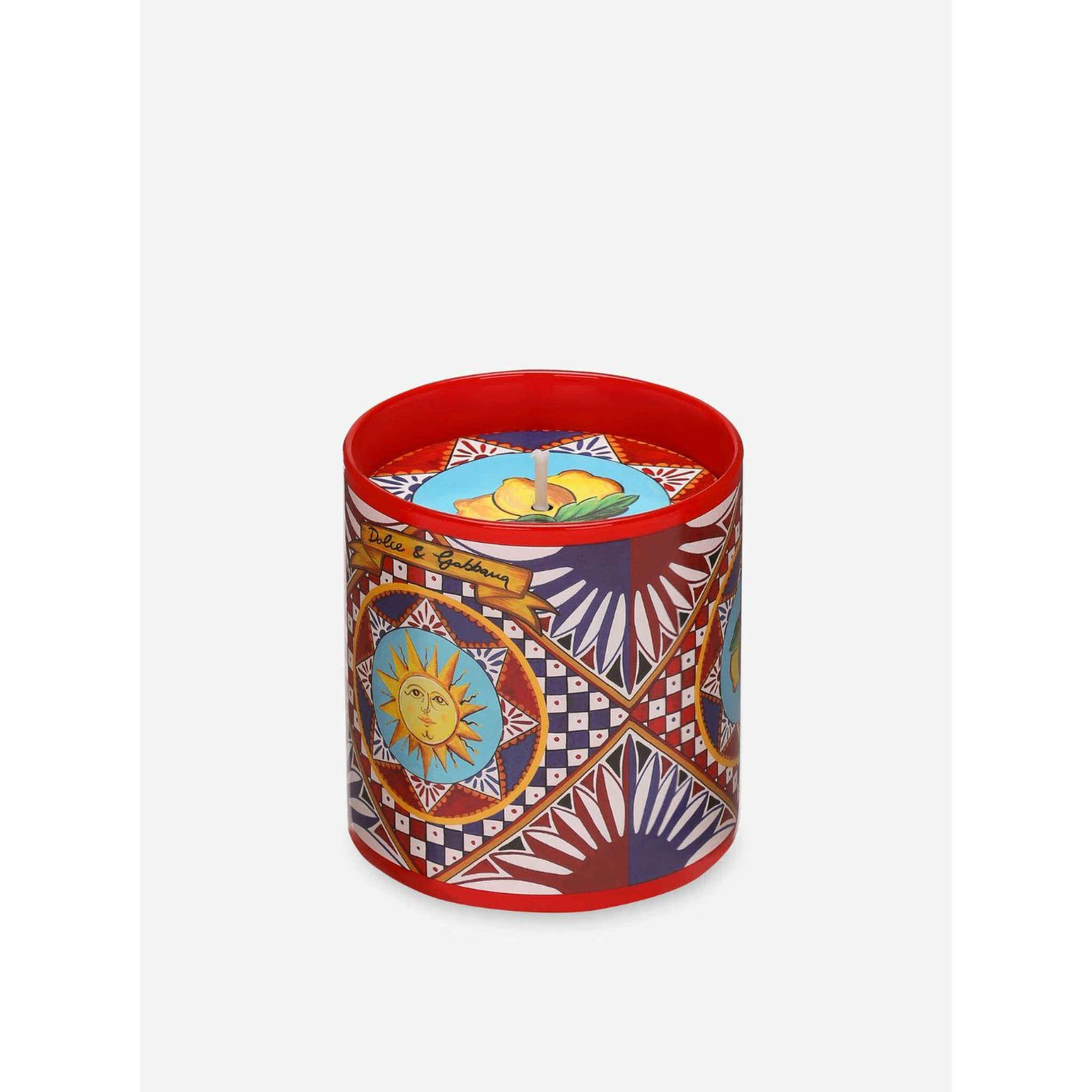 Wild Jasmine Scented Candle with Carretto Print