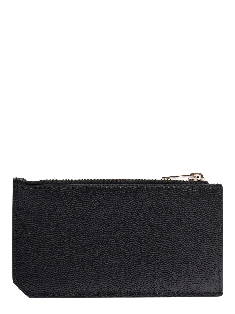 Saint Laurent Mans Black Leather Card Holder alternative