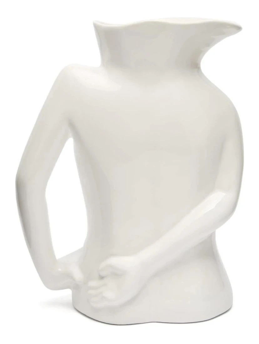 Anissa Kermiche Home Jugs Jug White Ceramic Vase