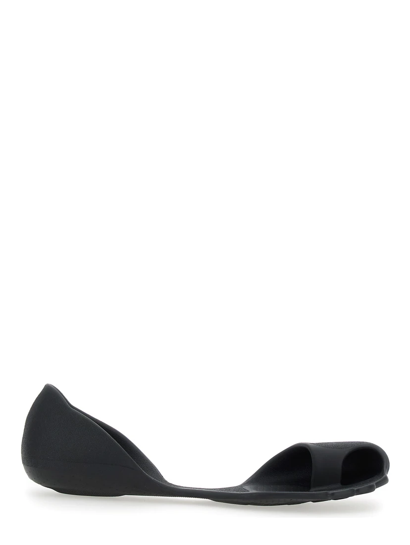 Zero Black Sneakers with Asymmetric Design in Tech Fabric Man