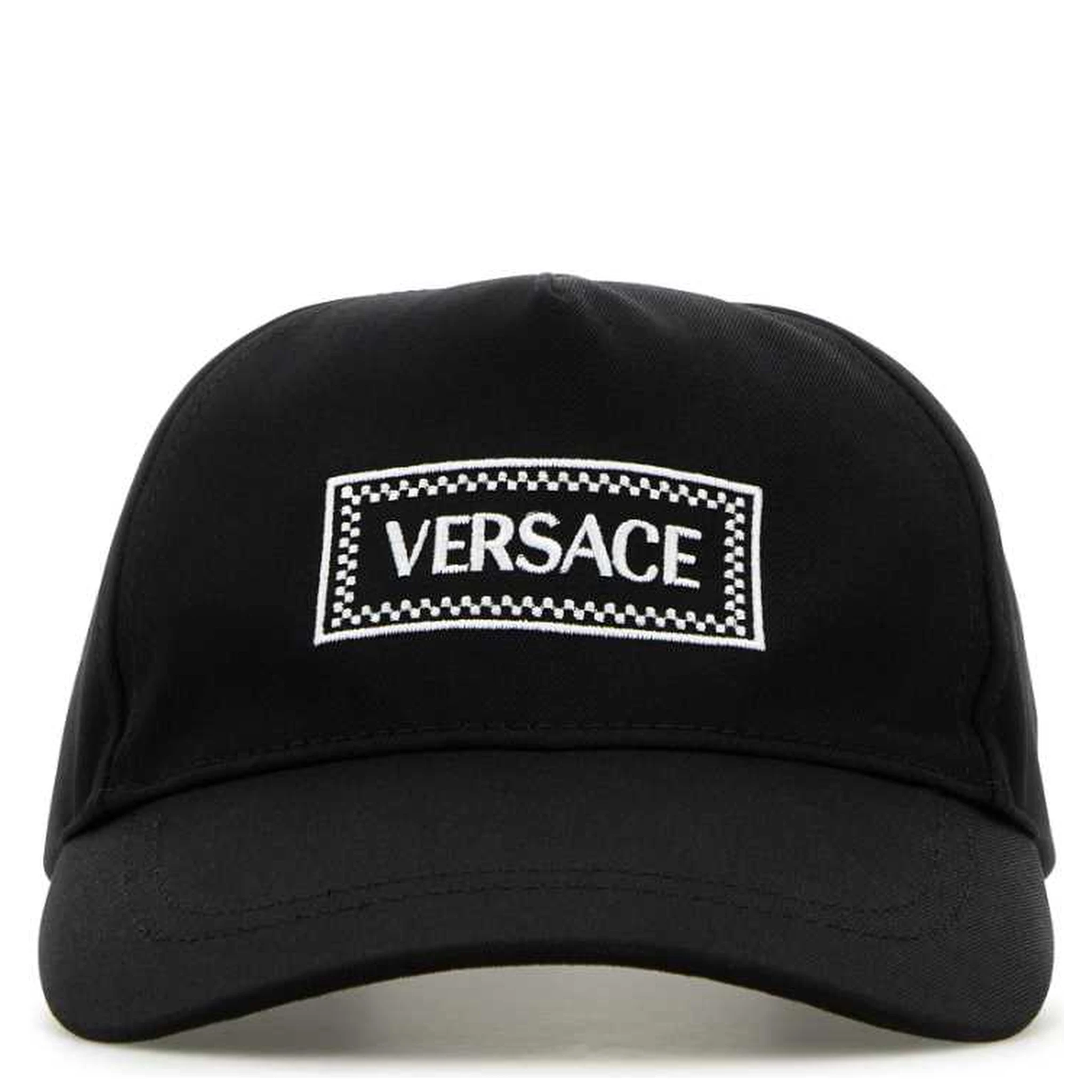 BASEBALL CAP COTTON DRILL+ EMBROIDERED VERSACE TAG