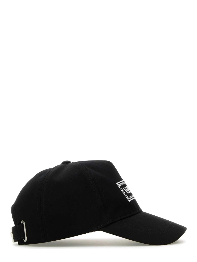 BASEBALL CAP COTTON DRILL+ EMBROIDERED VERSACE TAG