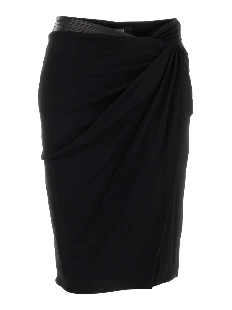 SKIRT RESPONSIBLE STRETCH CREPE JERSEY