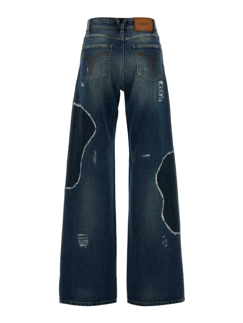 PANT DENIM VINTAGE STRONG WASH WITH WHISKERS AND P