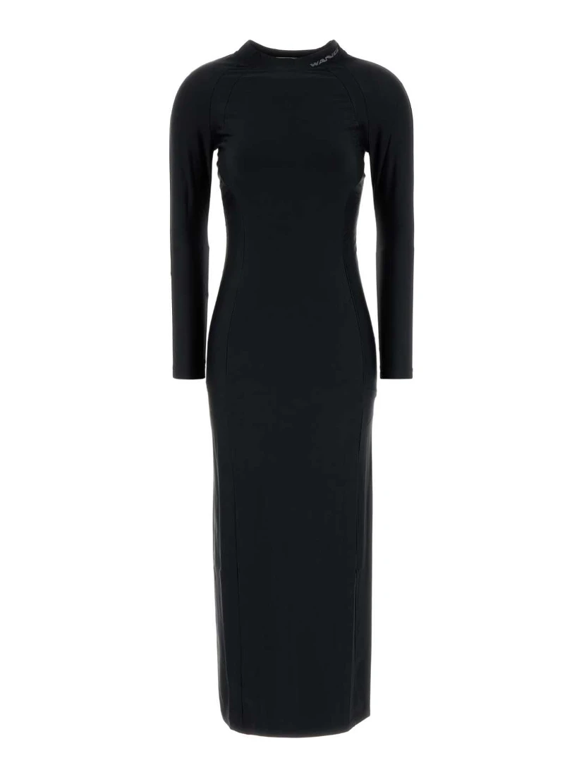 RASHGUARD L/S MIDI DRESS