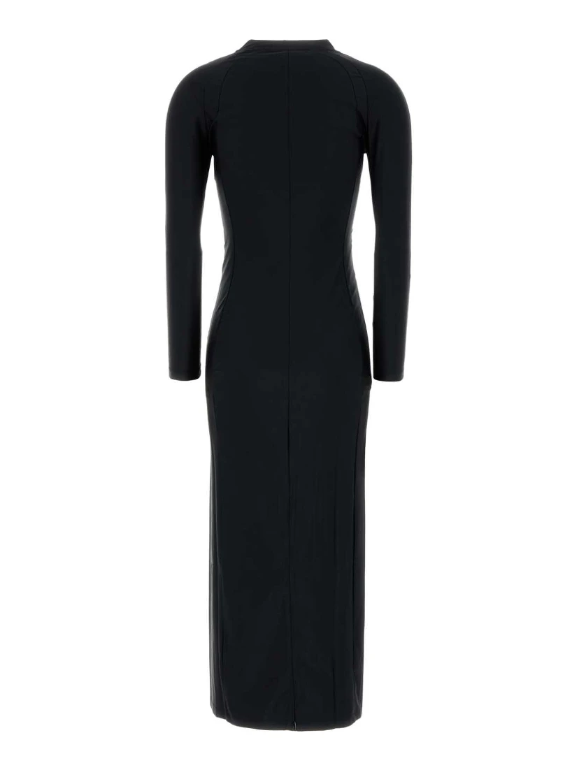 RASHGUARD L/S MIDI DRESS