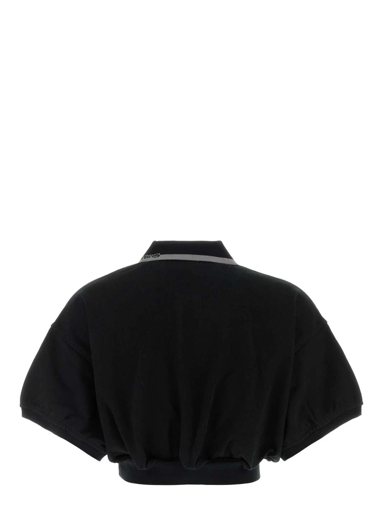 RELAXED CROPPED CINCHED POLO alternative