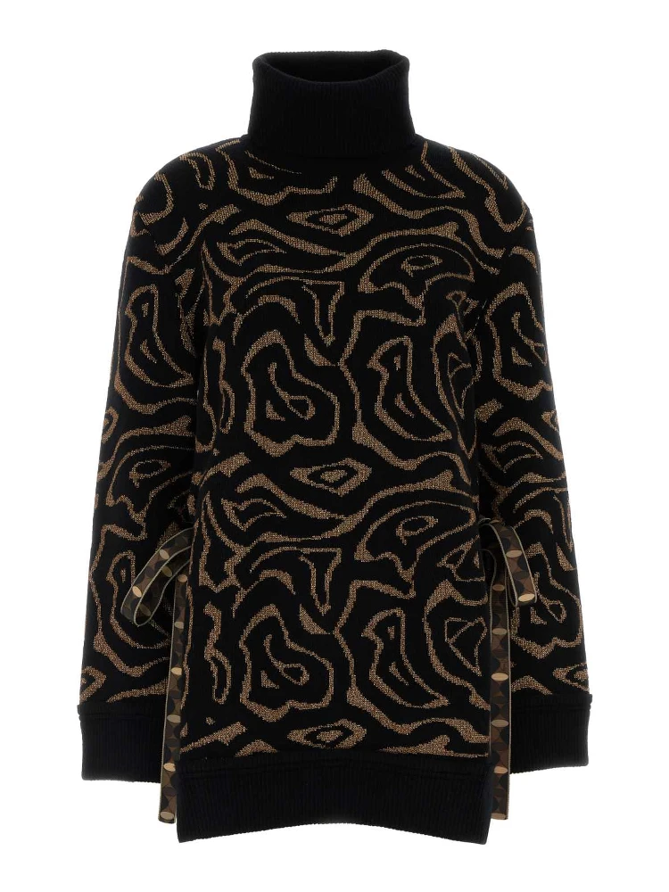 H.N. SWEATER - LABIRINTO LUREX JACQUARD