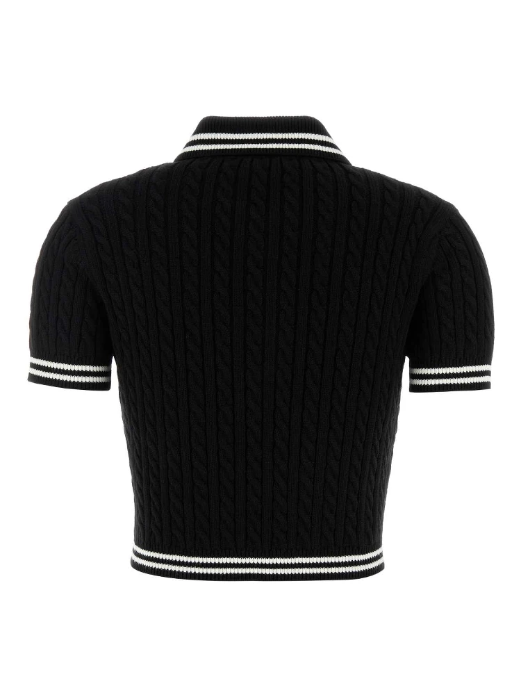 COTTON BLEND KNITTED POLO alternative