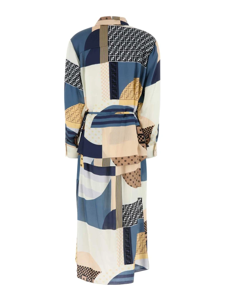 DRESS PATCHWORK CREPE SATIN alternative