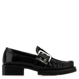 FEMININE BUCKLE LOAFER NAPLACK