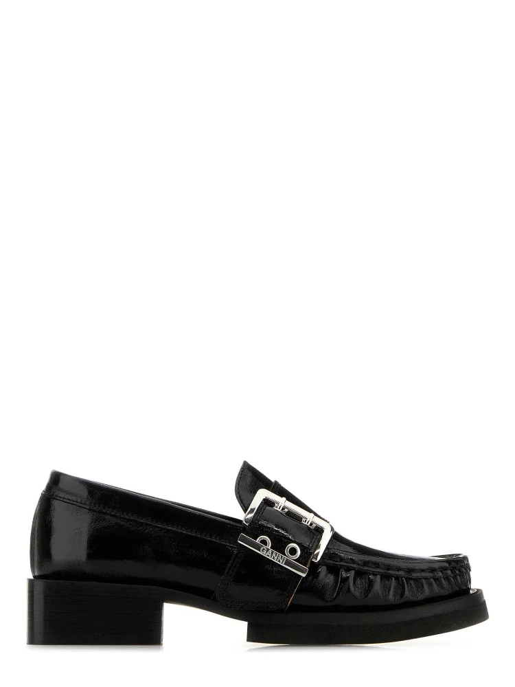 FEMININE BUCKLE LOAFER NAPLACK