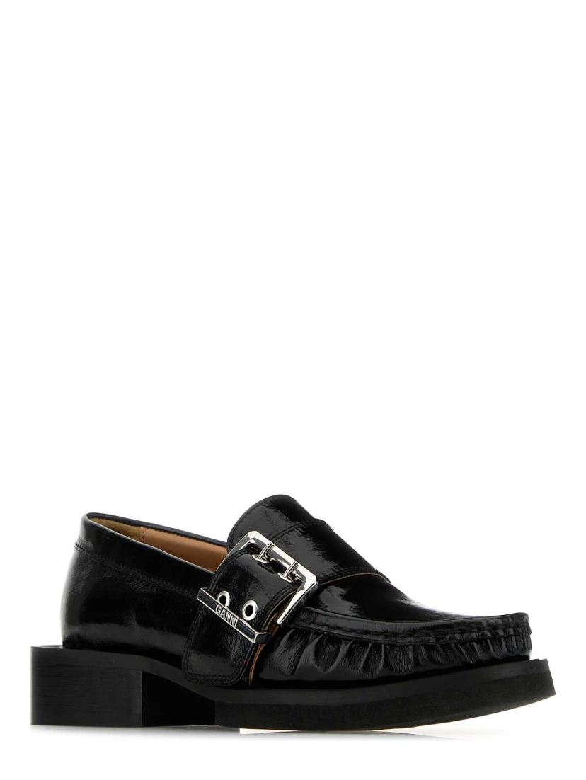 FEMININE BUCKLE LOAFER NAPLACK